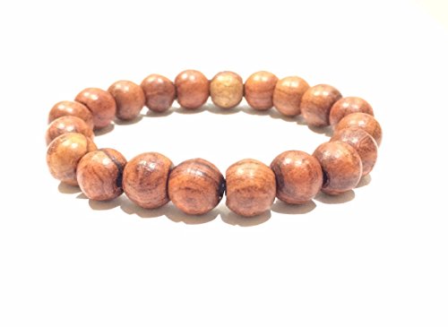 Thai Buddhist Fair Trade Blessed Wood Bead Mala Bracelet