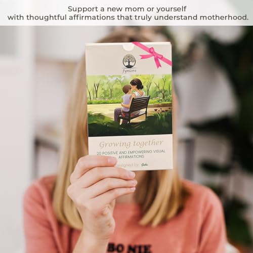 Illustrated Affirmation Cards for Mothers – 20 Original Designs with Encouraging Messages for Everyday Situations. A Distinctive Gift for New Moms & Beyond.