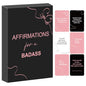 Thboxes 52 Affirmation Cards for Women - Inspirational Gifts, Birthday or Recovery Gifts, Burnout Support & Life Transition Tool, 400gsm Thick Matte Cards, Rounded Edges, for Meditation or Journaling