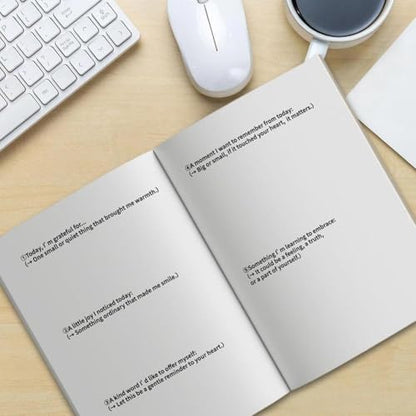 Let It Unfold Journal, 15-Week Guided Mental Health & Mindfulness Journal for Emotional Healing, ACT Therapy Workbook, Gratitude & Wellness Hardcover Notebook (1pcs)