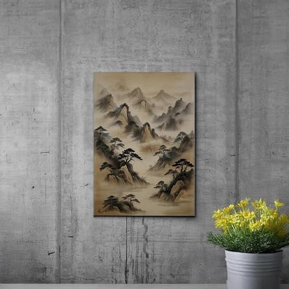 Japanese Wall Art, Minimalist Wall Art, Neutral Abstract Art, Modern Minimalist, Zen Wall Art, Zen Printed Wall Art, Japanese Art Print, Artwork Canvas Décor, Arts