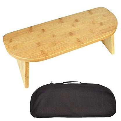 Meditation Chair Folding Meditation Bench, Bamboo Seiza Bench Kneeling Stool - Ideal for Vipassana and Transcendental Meditation