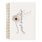 Just Breathe Dandelion Spiral Notebook, Mental Health Journal for Women, Anti Anxiety Relief Gifts Notebook, Inspirational Positive Dandelion Floral Journal, 5.5x8.3