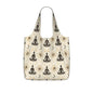 Yoga Meditation (10) For Foldable Shopping Bag, Washable Storage Tote For Work And Travel