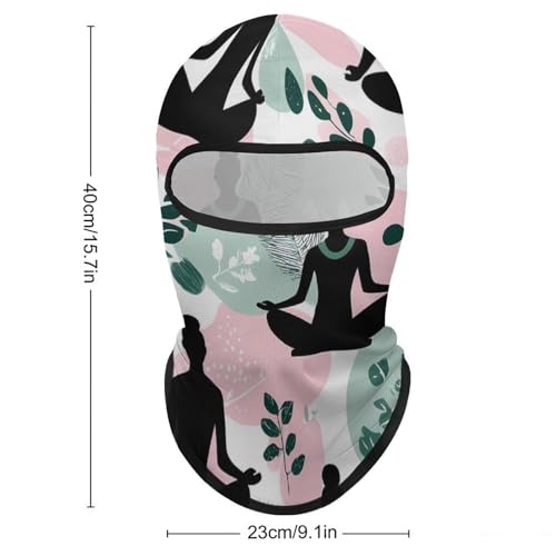 Meditation Yoga Nature Balaclava Face Mask Ski Windproof Hood Outdoor Sports Cycling Long Neck Cover