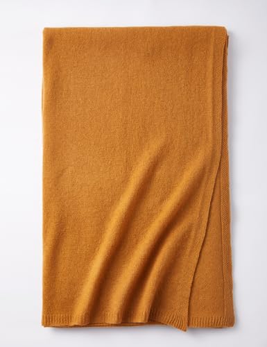 Soft Cashmere Blend Wrap Chic Scarf Stole for Women Wayfarer Travel Extra Large 87"x28" - color: Nuts Brown