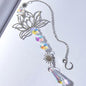 Crystal Wind Chime with Sparkling Beads Outdoor Indoor Hanging Decor for Home Garden Patio Balcony
