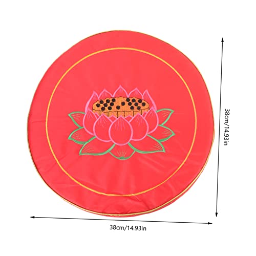 ABOOFAN Meditation Cushion Set Round Prayer Mat for Meditation Handmade Floor Pillow for Adults for Zen Practice and Yoga