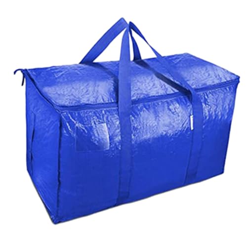 Gatuida Clothes Storage Bag Large Capacity Waterproof Oxford Cloth Zipper Handles Travel Home Sports Bag