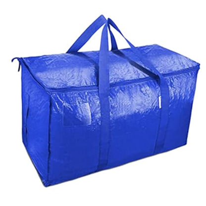 Gatuida Clothes Storage Bag Large Capacity Waterproof Oxford Cloth Zipper Handles Travel Home Sports Bag