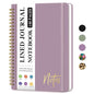 Lined Spiral Journal Notebook for Women, A5 College Ruled Journals for Writing, Hardcover Notebooks for Work, Note taking and Office School Supplies,140 Pages - Purple