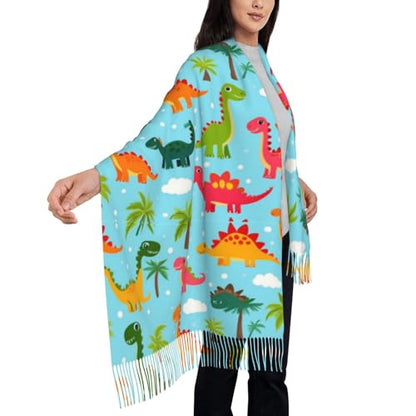 Supdreamc Cashmere Feel Scarf Soft Women Warm Cozy Scarves Multiple Colors - color: Picture (140)
