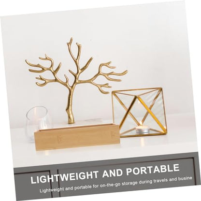 Bamboo Organizer Box for Home Lightweight Decorative Storage for Jewelry and Sundries Practical and Stylish Tabletop Display Without Lid