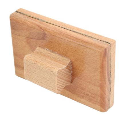 Wood Sand Blocks, 10x6cm Premium Beech Wood Musical Sand Block, Rhythm Blocks with Sandpaper Surface 1 Pair for Home Kindergarten Dance Class