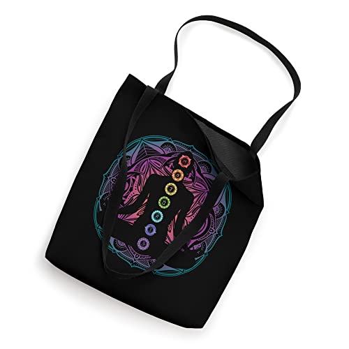 Buddhism Yoga Meditation Seven Chakra Symbols Buddhist Hindu Tote Bag