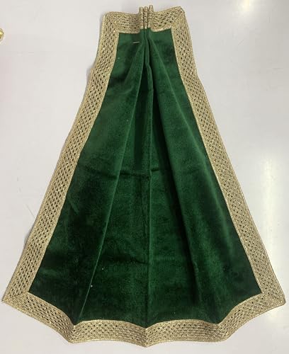 SMMS Spiritual Velvet Table Cloth Altar Tarot Spread (Green, Small- 46cm*46cm/ 18inch*18inch) - color: Green, size: Small- 46cm*46cm/ 18inch*18inch