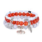Tree of Life Yoga Healing Stone Bracelets,Multilayer Lotus Chakra Stone Reiki Bracelet Sets,Anxiety Crystal Natural Stone,for Women Stress Relief - style: Aquamarine + Onyx
