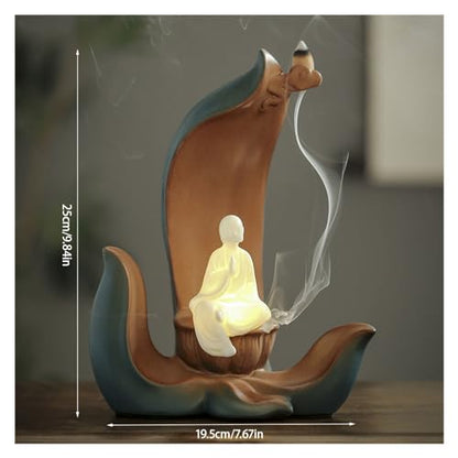 Chinese Style Ceramic Backflow Zen Decoration Living Room Study Retro Decoration Waterfall Stand