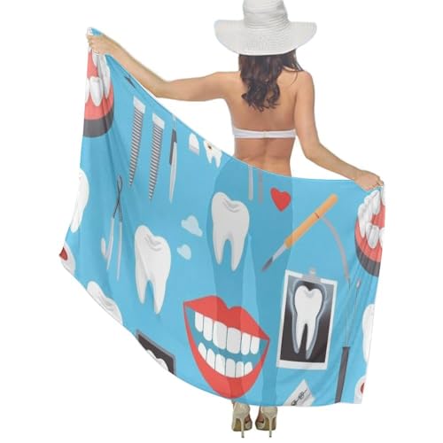 Fashion Chiffon Beach Sarong Sheer Swimsuit Wrap Tranel Long Scarf Decor - color: Color578
