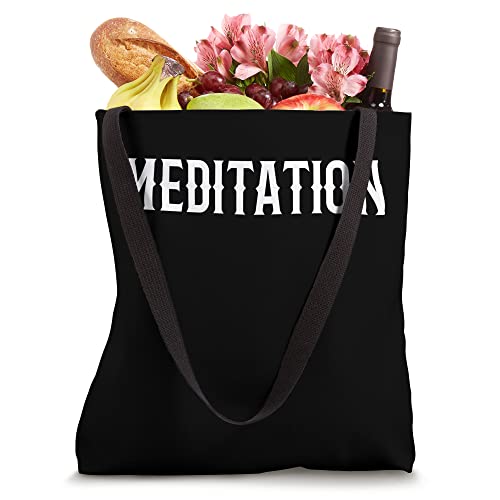 Meditation Teacher Simple & Classic Meditation Design Tote Bag