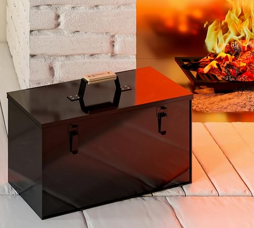 Fire Beauty Ash Bucket, Black, FB204 - size: Large(4 Gallon)