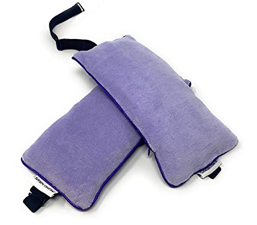 Weighted Eye Mask for Sleeping - Lavender Eye Pillow for Yoga, Meditation, Relaxation Headache, Migraine, Sinus Pain Relief