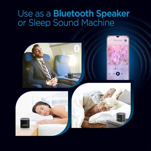 Sound Oasis Pink Noise Bluetooth Sound Machine for Sleeping, 20 Non-Looping Soothing Sounds with Speaker & Memory Function, Portable Sleep Sound Therapy for Home, Office or Travel - size: BST-80-20