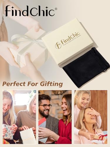 FindChic Elegant Herringbone Snake Chain Anklets/Bracelets 3MM/5MM Width Stainless Steel/18K Gold/Rose Gold Plated/Black 4 Color Options, 8.3'' 8.5'' 10.5'' Length, with Gift Box - color: A: 3mm 8.5'' anklet (Stainless Steel)
