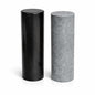 Shungite World 2 pcs Authentic Shungite and Soapstone Harmonizers Cylinders Set Chakra Healing Crystals for Grounding Shungite Stones for Meditation Magnetic Therapy Negative Energy Protection