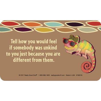 Really Good Stuff Diversity Discussion Cards - Set of 18 - Promotes Equality, Inclusion, and Empathy - Multicultural Cards for Kids - style: Diversity Discussion Cards
