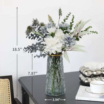 Fake Flowers in Vase,Faux Flowers in Vase,Table Centerpieces for Dining Room,Flower Centerpieces for Tables,Artificial Flowers,Kitchen Decor,Coffee Table Decor