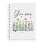 You Are Amazing Spiral Journal Notebook for Women, Funny Notebooks for Coworkers, Appreciation Gifts for Grandma Mom Aunt, Inspirational Birthday Gifts for Sister Daughter BFF Friend