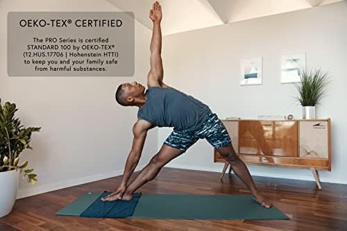 Manduka PRO Yoga Mat - 6mm | Lifetime Durability | Hygienic Construction | Premium Studio Quality | Teacher Approved - color: Midnight, size: 85" x 26"