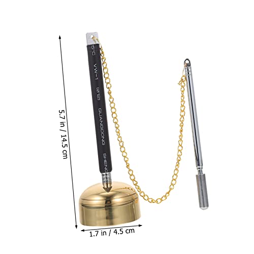 Telescopic Buddha Chime Instrument Portable Meditation Accessory for Temple Use Smooth Surface Lightweight Safe for Prayer and Rituals