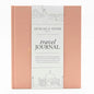 DUNCAN & STONE PAPER CO. Travel Journals - Elegant Journaling Notebook To Record All Your Travel Adventures Up To 15 Trips (Rose,110 Page) - color: Rose