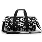 Soccer Balls Football Cylindrical Portable Fitness Bag, Large Capacity Handbag - color: soccer balls football