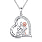 YFN Daughter Gifts from Dad 925 Sterling Silver Daughters Heart Necklace Birthday Christmas - color: Silver-Daughter Necklace