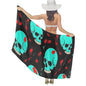 Women's Lightweight Long Scarf Thin Scarf Beach Headscarf Wimwear Bikini Wrap - color: Color632