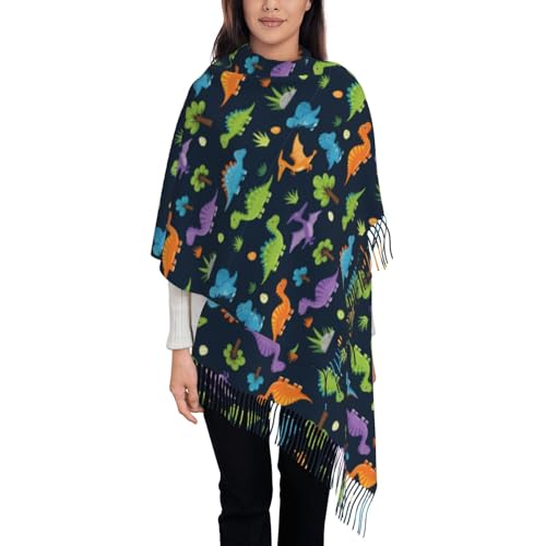 Supdreamc Cashmere Feel Scarf Soft Women Warm Cozy Scarves Multiple Colors - color: Picture (152)