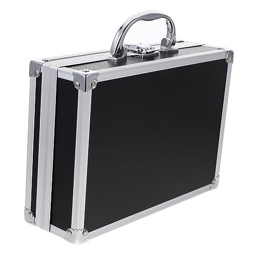 Aluminum Alloy Toolbox Multifunctional Portable Instrument Case Lock Sturdy Storage Box for Tools and Equipment Lightweight Carrying Briefcase for Men