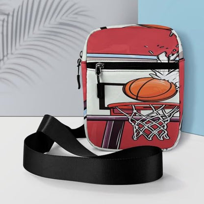 Stylish Messenger Bags Easy to Clean, Sling Backpack with Zipper, Crossbody Bag for Gym - color: Picture(341)
