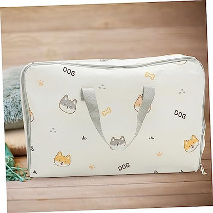 2pcs Large Capacity Oxford Fabric Storage Bags Portable Pouches for Clothes and Blankets Medium Extra Large Home and Travel Organization