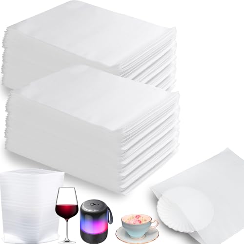 100 Pack Foam Pouches, Cushion Foam Wrap Pouches for Moving and Storing, 10"x12" Foam Wrap Pouches Protect Fragile Items, Protect Mug, Glasses, China, and Dishes, Packing supplies - size: 10"X 12" 100PCS
