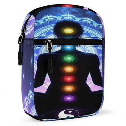 Stylish Messenger Bags Easy to Clean, Sling Backpack with Zipper, Crossbody Bag for Gym - color: Picture(345)