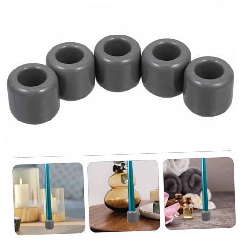 5pcs Round Ceramic Chime Candle Holder Ritual Candles Centerpiece Photo Props