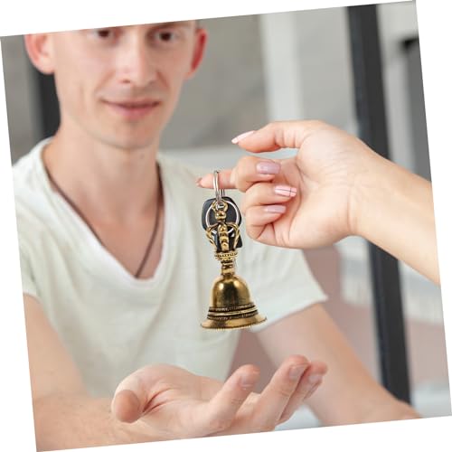 Meditation Healing Spiritual Bell 2Pcs Hand Hand held Bell Buddhist Charm