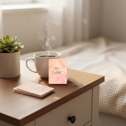 Affirmations for a Women – Uplifting Motivation Cards for Confidence, Self-Worth & Inner Strength, Mindful Self Care Deck & Thoughtful Birthday Gift-52 Inspirational Affirmation Cards for Women.