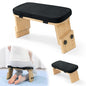 BALAPET Adjustable Height Meditation Bench, Portable Folding Meditation Chair with Velvet Cushion, Ergonomic Meditation Kneeling Stool for Yoga, Mindfulness&Zen Practice(Black)