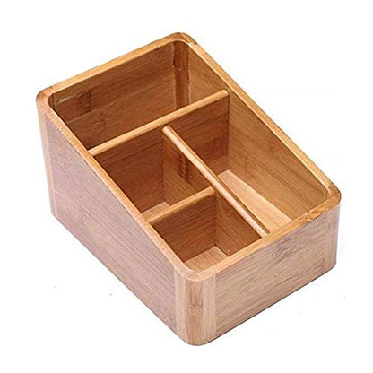 Wood Storage Box - Retro Office Living Room Coffee Table Jewelry Cosmetics Storage Box