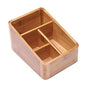 Wood Storage Box - Retro Office Living Room Coffee Table Jewelry Cosmetics Storage Box
